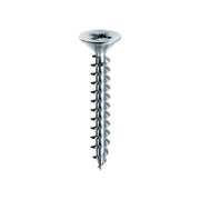 Mustad viti per Legno Tutto Filetto Testa Svasata Piana Impronta Croce 6,0x140 mm Zincata Bianca Panel-vit Scatola 100 pz