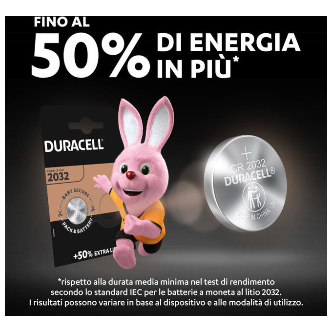 Duracell Batteria CR2032 Litio 3V - Confezione da 2 pezzi