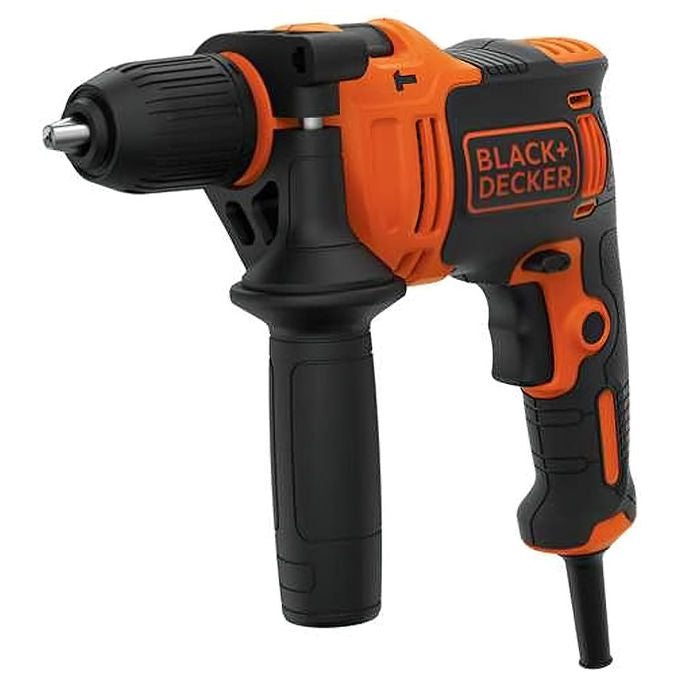 BLACK+DECKER Trapano a percussione 710W mandrino 13mm 4 punte incluse