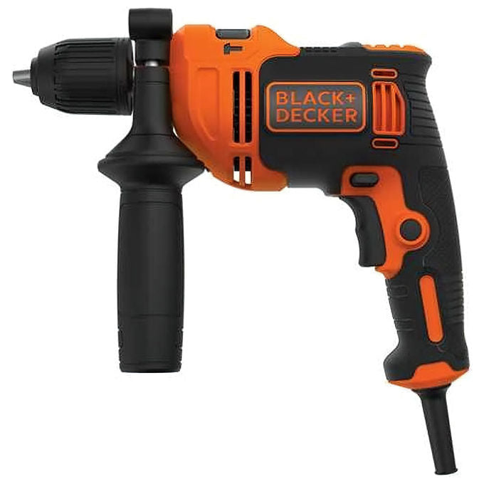 BLACK+DECKER Trapano a percussione 710W mandrino 13mm 4 punte incluse