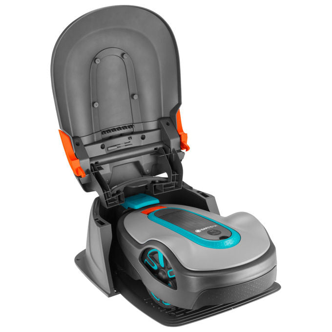 Gardena 15020-20 SILENO Copristazione Robot Rasaerba Protezione UV Minimo City Life colore Nero Arancione