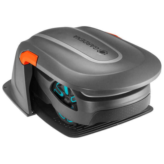 Gardena 15020-20 SILENO Copristazione Robot Rasaerba Protezione UV Minimo City Life colore Nero Arancione