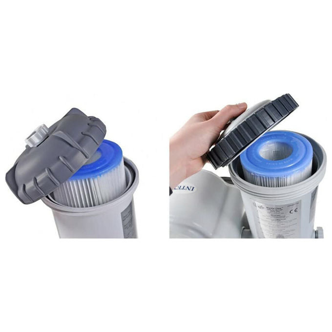 Intex Filtro a Cartuccia con Pompa Intex 28602 per Piscine di Piccole Dimensioni Unico-it Flusso Acqua 1250 L-h