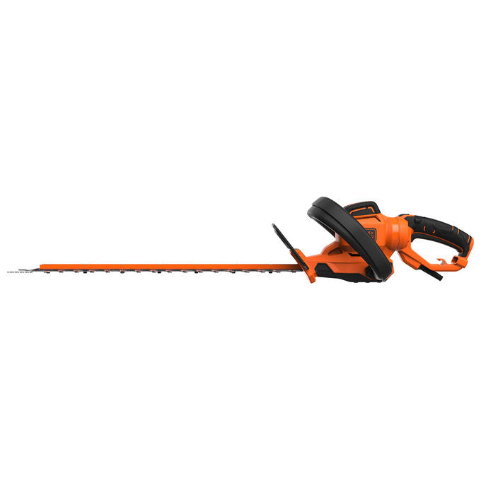 Black and Decker BEHTS551 Tagliasiepi Elettrico Lama 60 cm 650W Impugnatura Rotante 5 Posizioni colore Nero Arancione
