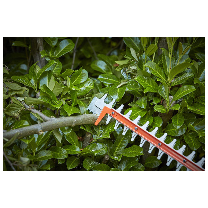 Black and Decker BEHTS551 Tagliasiepi Elettrico Lama 60 cm 650W Impugnatura Rotante 5 Posizioni colore Nero Arancione