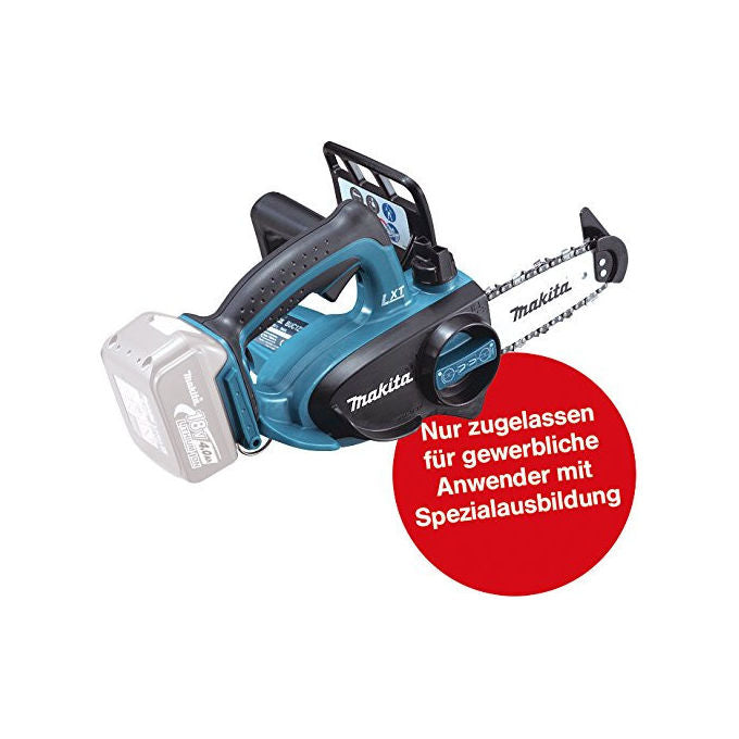 Makita DUC122Z LXT Motosega a Batteria Top Handle 18V Li-Ion barra 11,5 cm 5 m-s senza batteria colore Nero Blu
