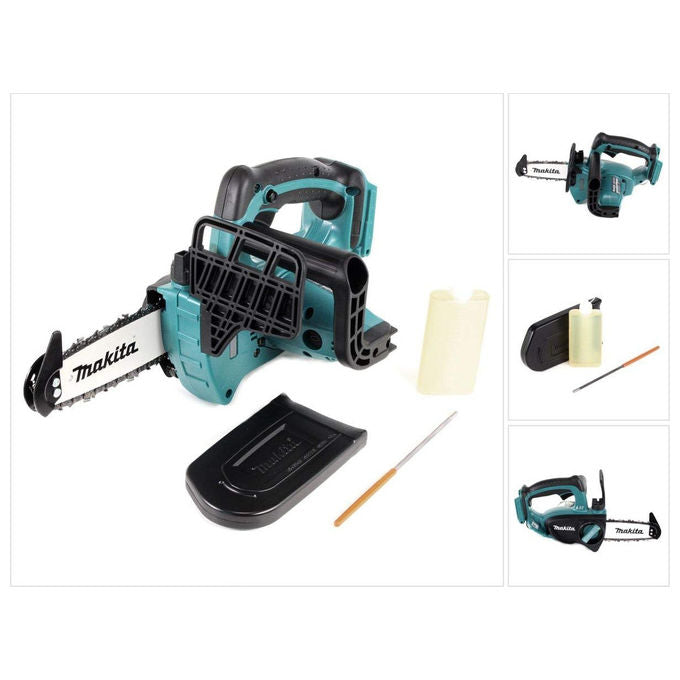 Makita DUC122Z LXT Motosega a Batteria Top Handle 18V Li-Ion barra 11,5 cm 5 m-s senza batteria colore Nero Blu