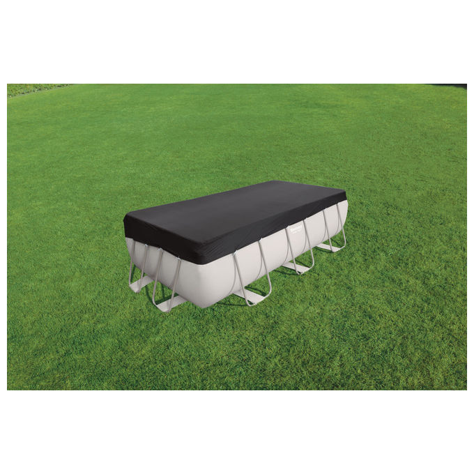 Bestway Custodia 58232 per Piscina 4x2m Blu in Polipropilene Copertura Impermeabile