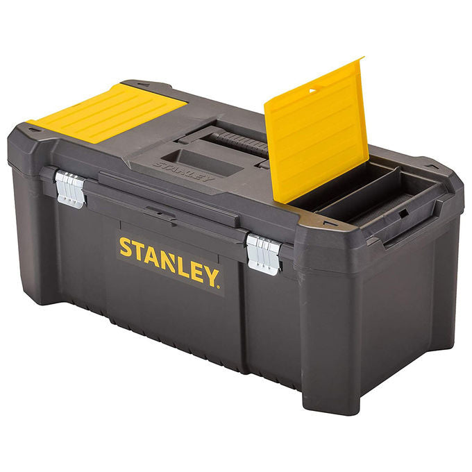 STANLEY Cassetta Porta Utensili 26'' in Polipropilene con Due Organizer Removibili