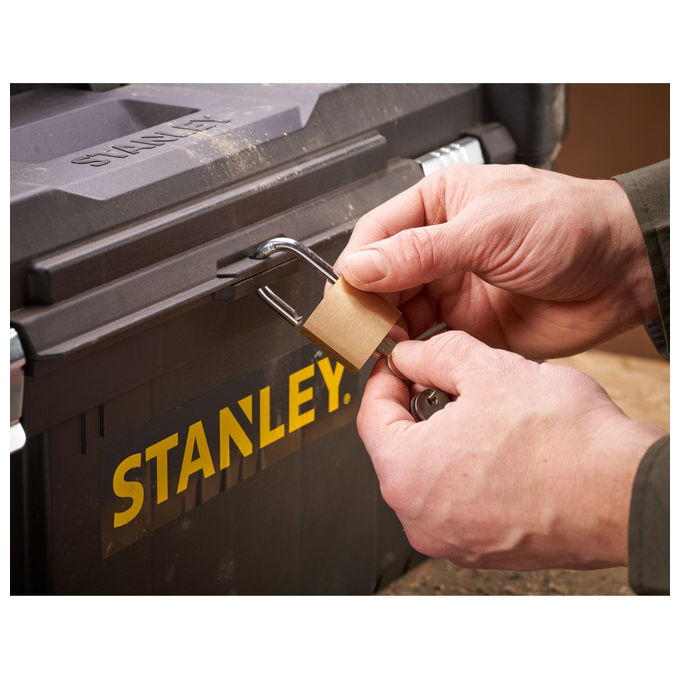 STANLEY Cassetta Porta Utensili 26'' in Polipropilene con Due Organizer Removibili