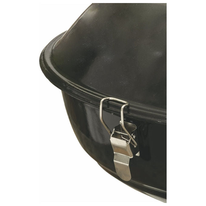 GALILEO Barbecue con Coperchio Griglia 35cm Altezza 35 cm per Cucina all'Aperto e Grigliate in Giardino