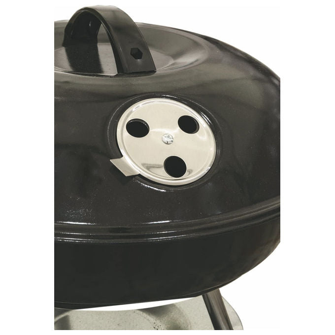 GALILEO Barbecue con Coperchio Griglia 35cm Altezza 35 cm per Cucina all'Aperto e Grigliate in Giardino