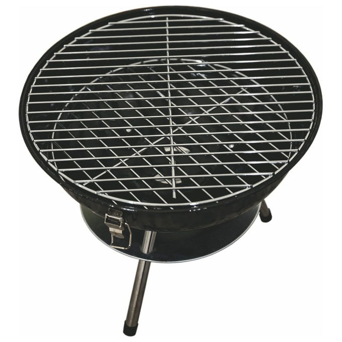 GALILEO Barbecue con Coperchio Griglia 35cm Altezza 35 cm per Cucina all'Aperto e Grigliate in Giardino