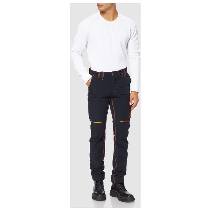U-Power Pantaloni da Lavoro Slim Fit Blu Scuro Taglia XL Materiale Resistente
