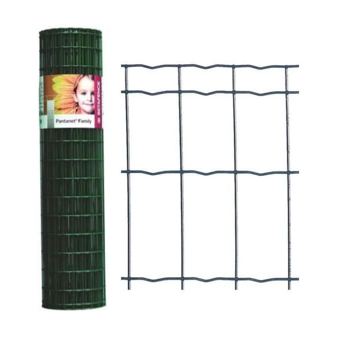 Betafence 54149 Pantanet Family Rotolo Rete Elettrosaldata h 102 cm 10 m maglia 101.6x50.8 mm filo 2.00-2.50 mm colore Verde