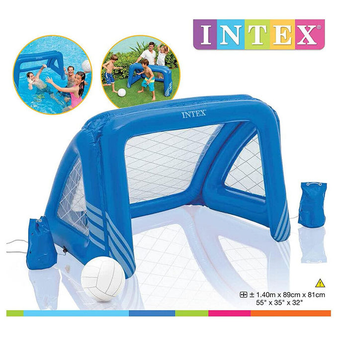 Intex Porta Pallanuoto Gonfiabile 124x84x76cm Modello 58507NP per Bambini 6+ Anni