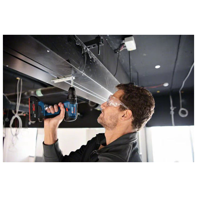 Bosch GSB 18V-55 Trapano a Percussione Professionale 18V Brushless 1800 Giri-min