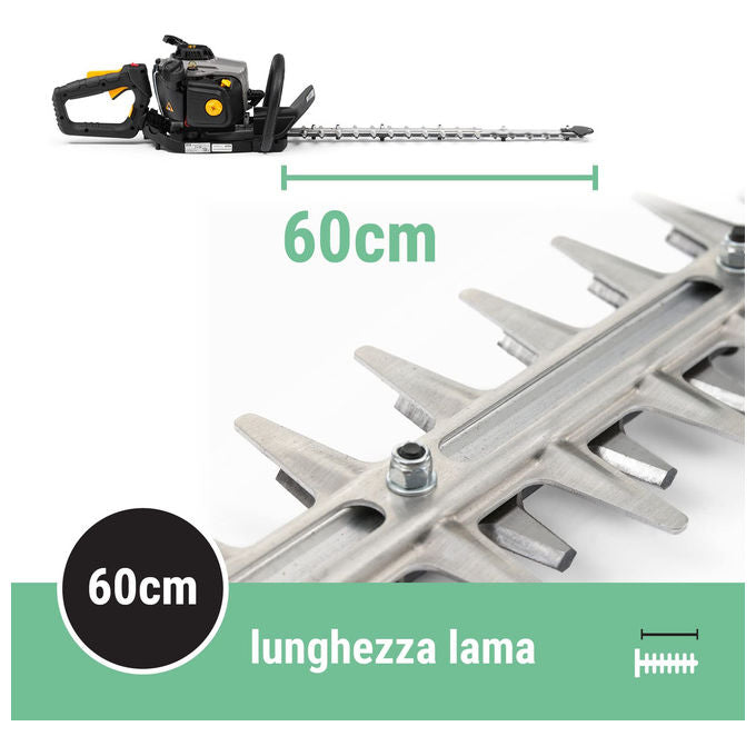 Alpina Tagliasiepi a Scoppio AHT 555 - Lame 56 cm - Motore 22,5 cc - Rami fino 27 mm