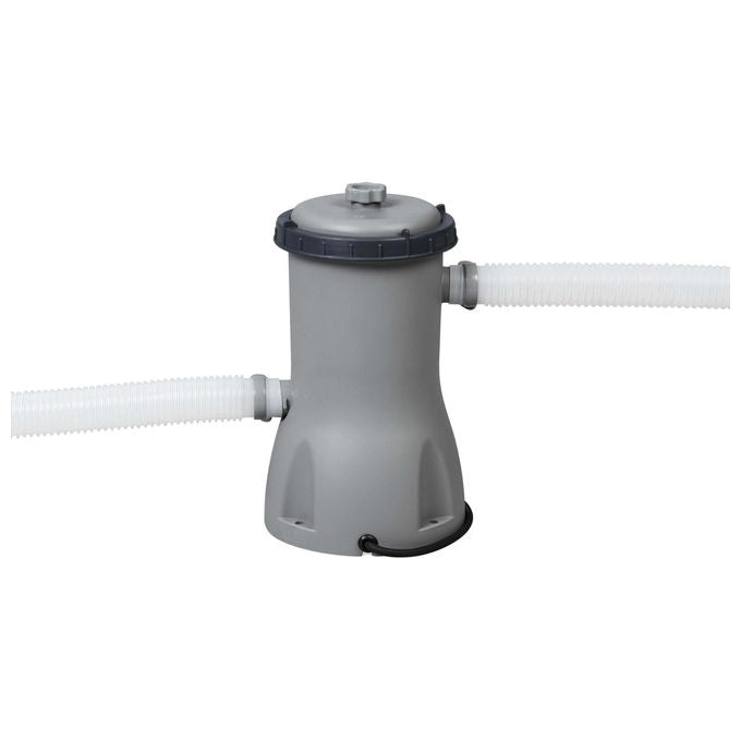 Bestway Piscina Fast Set Tonda Gonfiabile con Filtro Inclusa 457X122 cm Capacita' 13807 Litri Installazione Veloce E Materiale Resistente