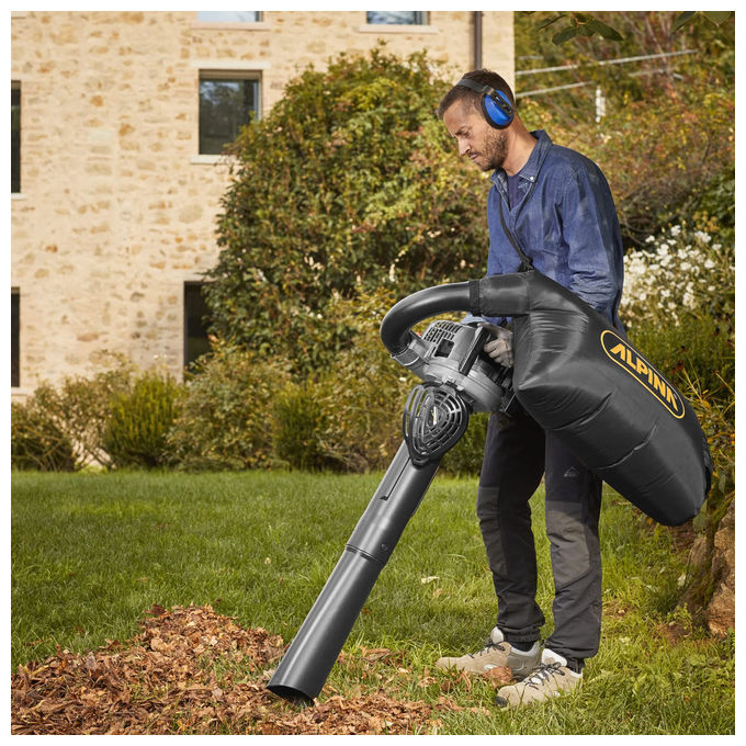 Alpina Aspiratore Soffiatore ABL27V per la Raccolta Efficiente delle Foglie in Giardino e in Cortile