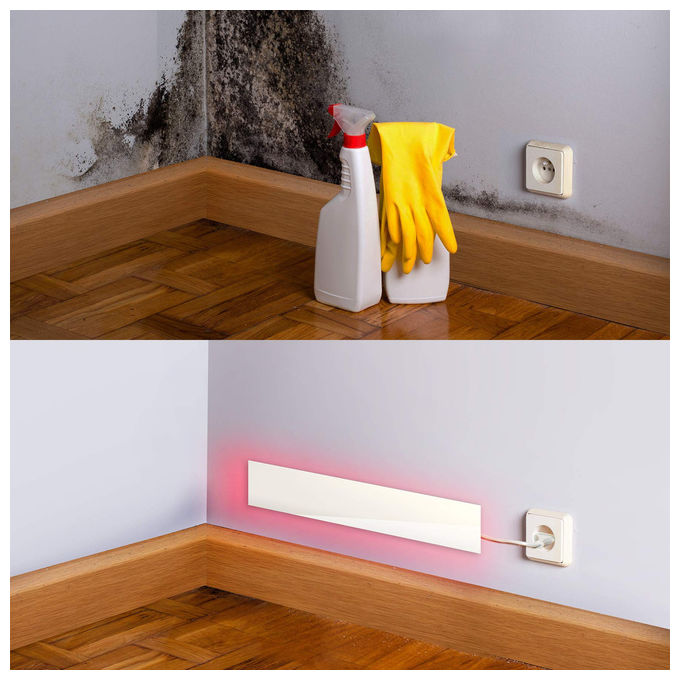 ELIAS Deumidificatore per muro interno bianco anti muffa mod. 9120085210154