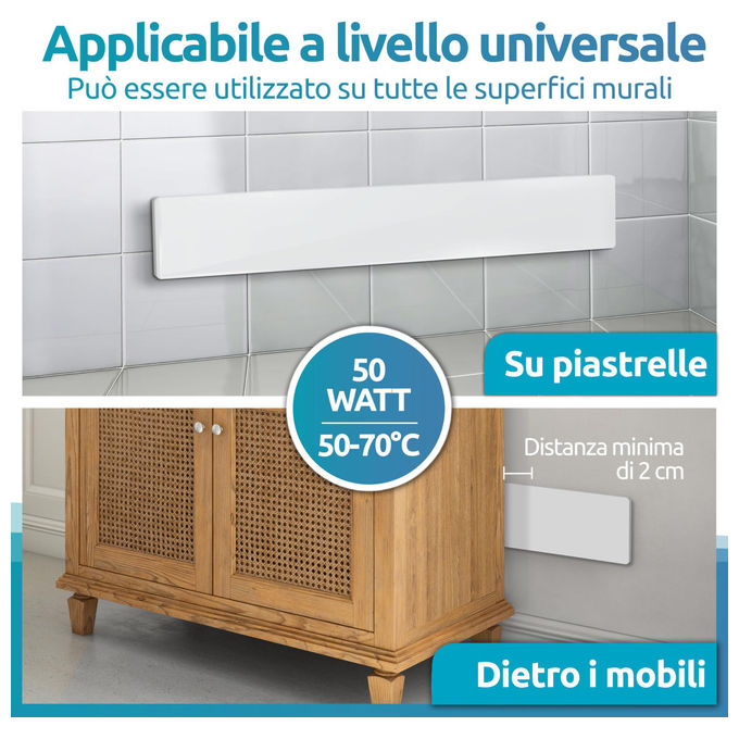 ELIAS Deumidificatore per muro interno bianco anti muffa mod. 9120085210154