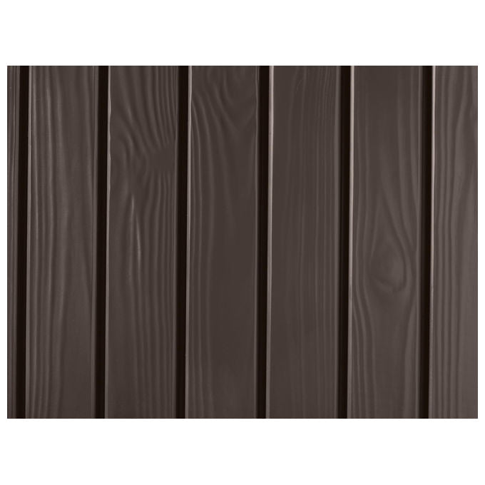 Keter 17197729 Rockwood Baule da Giardino in Resina 570 L Panca Esterna Pistoni a Gas colore Marrone