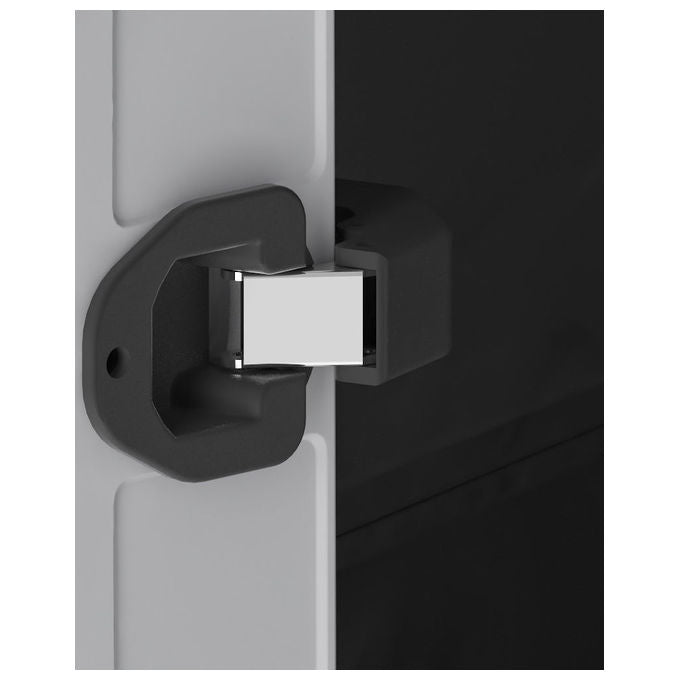 Keter 9761000 Titan Multispace Armadio Portascope da Esterno 8 Ripiani Regolabili 15 Kg IPX3 80x44x182 cm colore Grigio Nero
