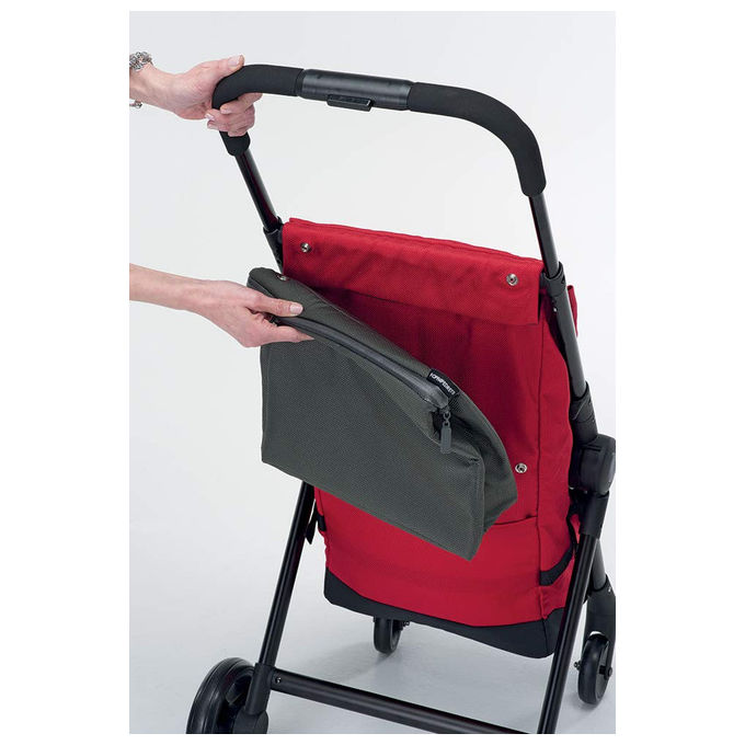 Foppapedretti Go Fast Passeggino Leggero Alluminio Grigio con Borsa Termica