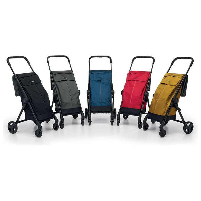 Foppapedretti Go Fast Passeggino Leggero Alluminio Grigio con Borsa Termica