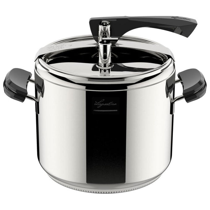 Lagostina 8900547858 La Classica Lagofusion Pentola a Pressione 22 cm 7 L Acciaio Inox 18-10 Fondo Lagofusion con Cestello