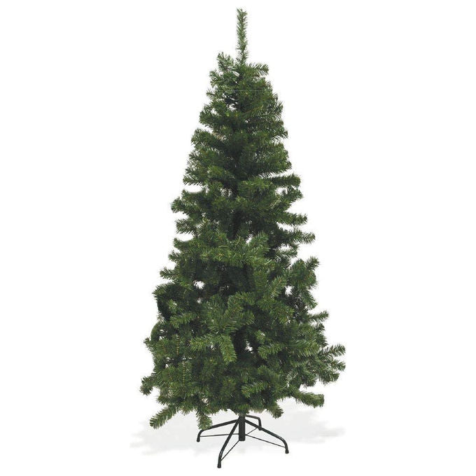 Galileo Casa 2423308 Albero di Natale PVC 500 Rami base metallica 4 piedini 180 cm colore Verde