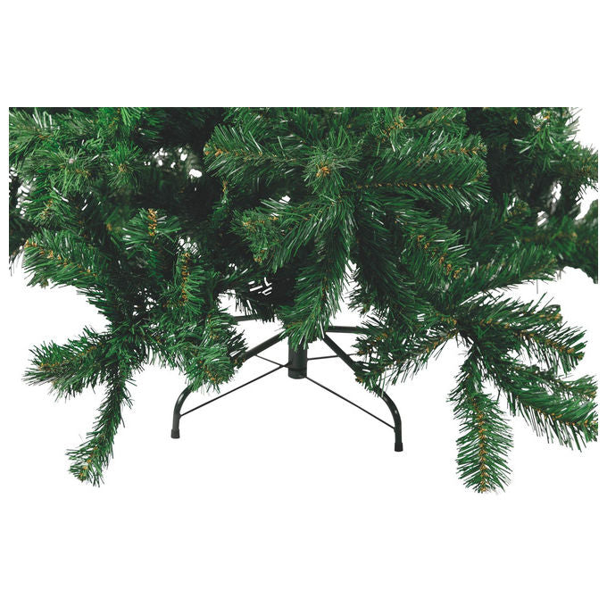 Galileo Casa 2423308 Albero di Natale PVC 500 Rami base metallica 4 piedini 180 cm colore Verde