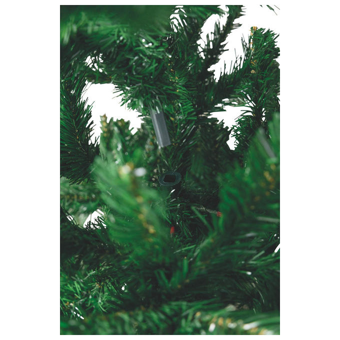 Galileo Casa 2423308 Albero di Natale PVC 500 Rami base metallica 4 piedini 180 cm colore Verde