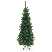 Galileo 2196812 Sestriere Albero di Natale Slim 436 rami 180 cm base metallo PVC colore Verde