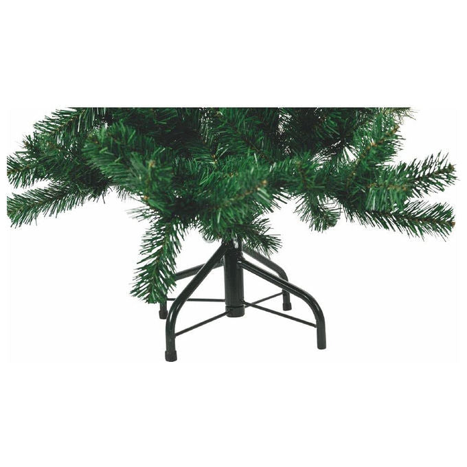 Galileo 2196812 Sestriere Albero di Natale Slim 436 rami 180 cm base metallo PVC colore Verde