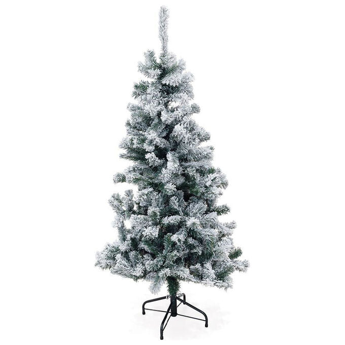 Galileo Casa 2197016 Sestriere Albero di Natale Artificiale Effetto Neve PVC 350 Rami 150 cm colore Verde