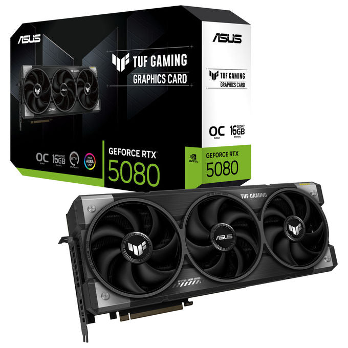 ASUS TUF Gaming RTX 5080 Scheda Grafica 16GB GDDR7 PCI-E 5.0 TUF-RTX5080-O16G-GAMING