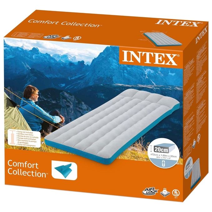 Intex Materasso Camping Laminato 189x72cm