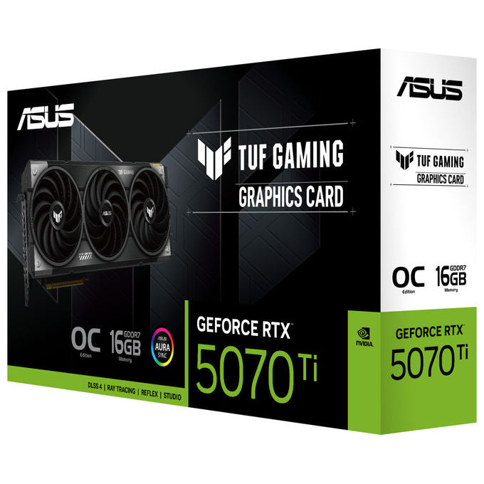 ASUS TUF Gaming RTX 5070 Ti 16GB Scheda Grafica OC PCI-E 5.0 3 Ventole GDDR7