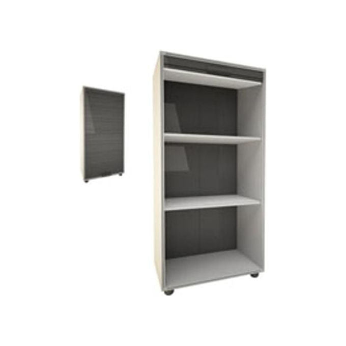 Garofalo Mobiletto A Serrandina 62x35x120H per Giardino Armadi e Scaffali da Esterno