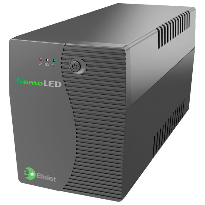 Elsist NemoLED 160 UPS Gruppo di Continuita' 1,6 kVA 600W 4 Prese per PC Ufficio Casa