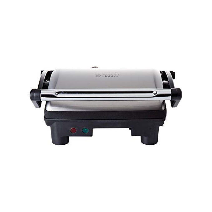 Russell Hobbs 17888-56 Bistecchiera Piastra Elettrica 3 in 1 Panini Grill Barbecue 1800W colore Nero Acciaio Inox
