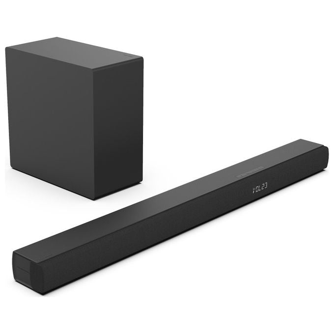 Hisense Soundbar HS3100, 3.1 canali 480W, Nero, Subwoofer wireless, Bluetooth