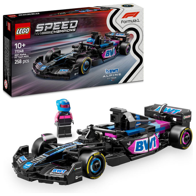 LEGO 77248 Modellino Auto da Corsa BWT Alpine F1 Team A524 con Minifigure