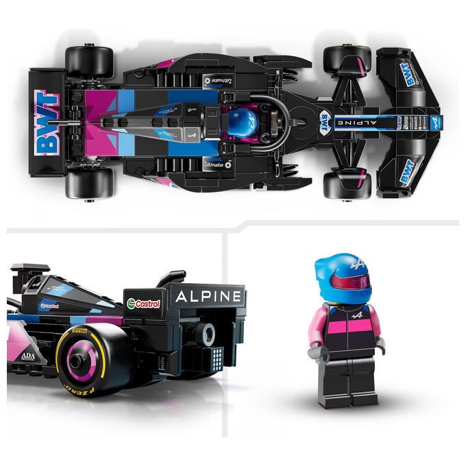 LEGO 77248 Modellino Auto da Corsa BWT Alpine F1 Team A524 con Minifigure