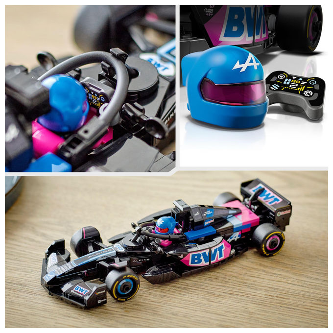 LEGO 77248 Modellino Auto da Corsa BWT Alpine F1 Team A524 con Minifigure