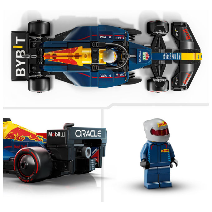 Lego 77243 Speed Champions Auto da Corsa F1 Oracle Red Bull Racing RB20 Set da Costruzione 251 Pezzi con Minifigure Pilota