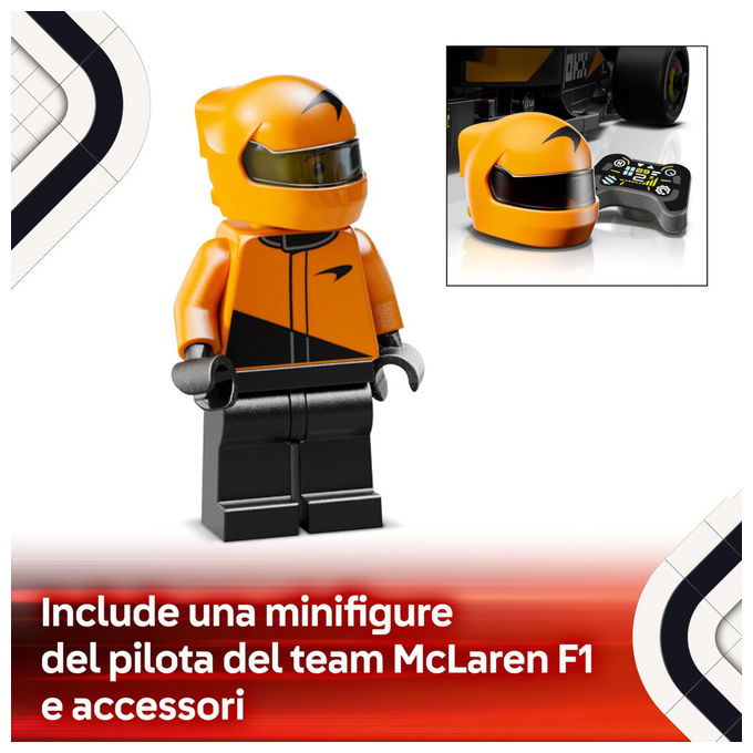 Lego 77251 Speed Champions Auto da Corsa McLaren F1 Team MCL38 Set da Costruire 269 Pezzi 10+