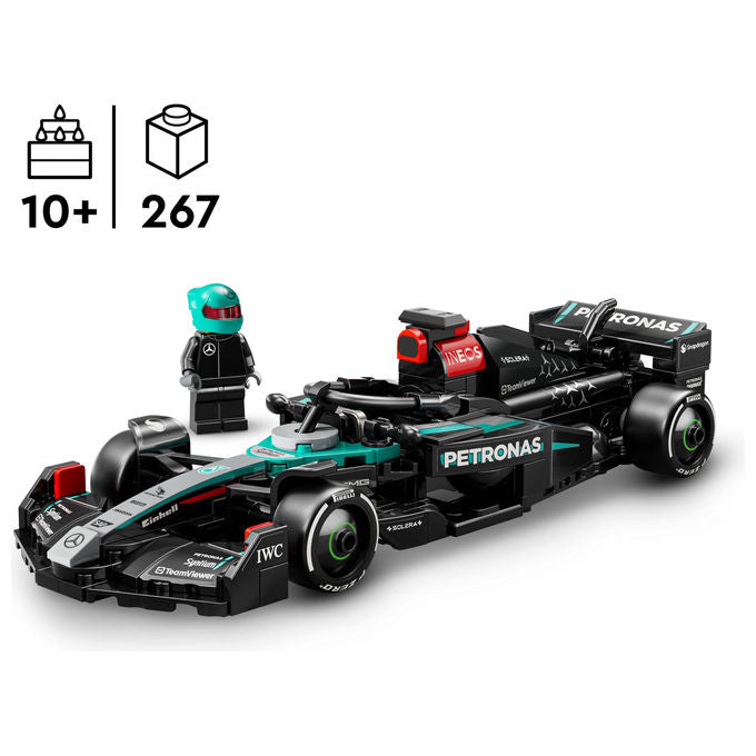 Lego 77244 Speed Champions Set di Costruzioni Auto da Corsa Mercedes-AMG PETRONAS F1 W15 267 Pezzi 1 Minifigure 10+